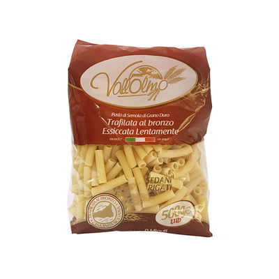 Sicilian pasta Sedani Rigati - Vallolmo pasta factory