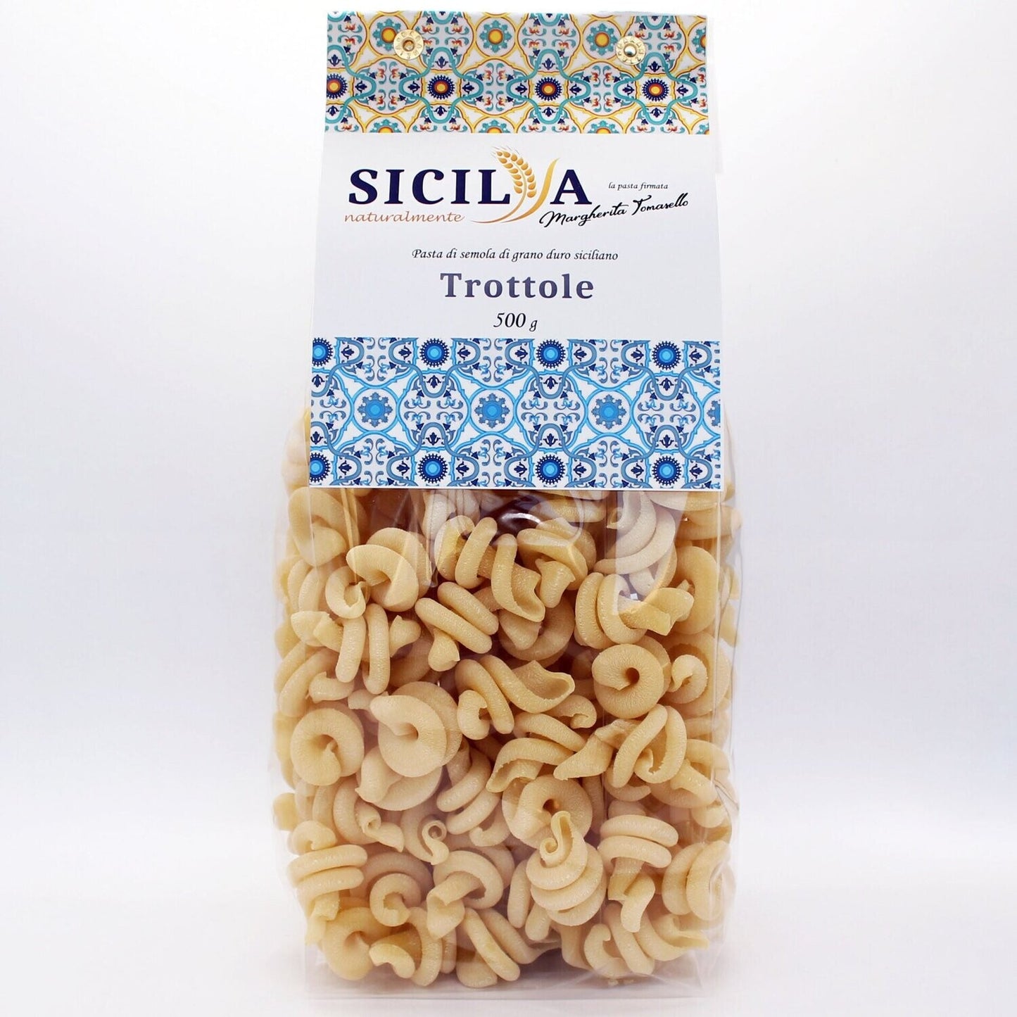 Sicilian Durum Wheat Trottole Pasta - Naturally Sicily