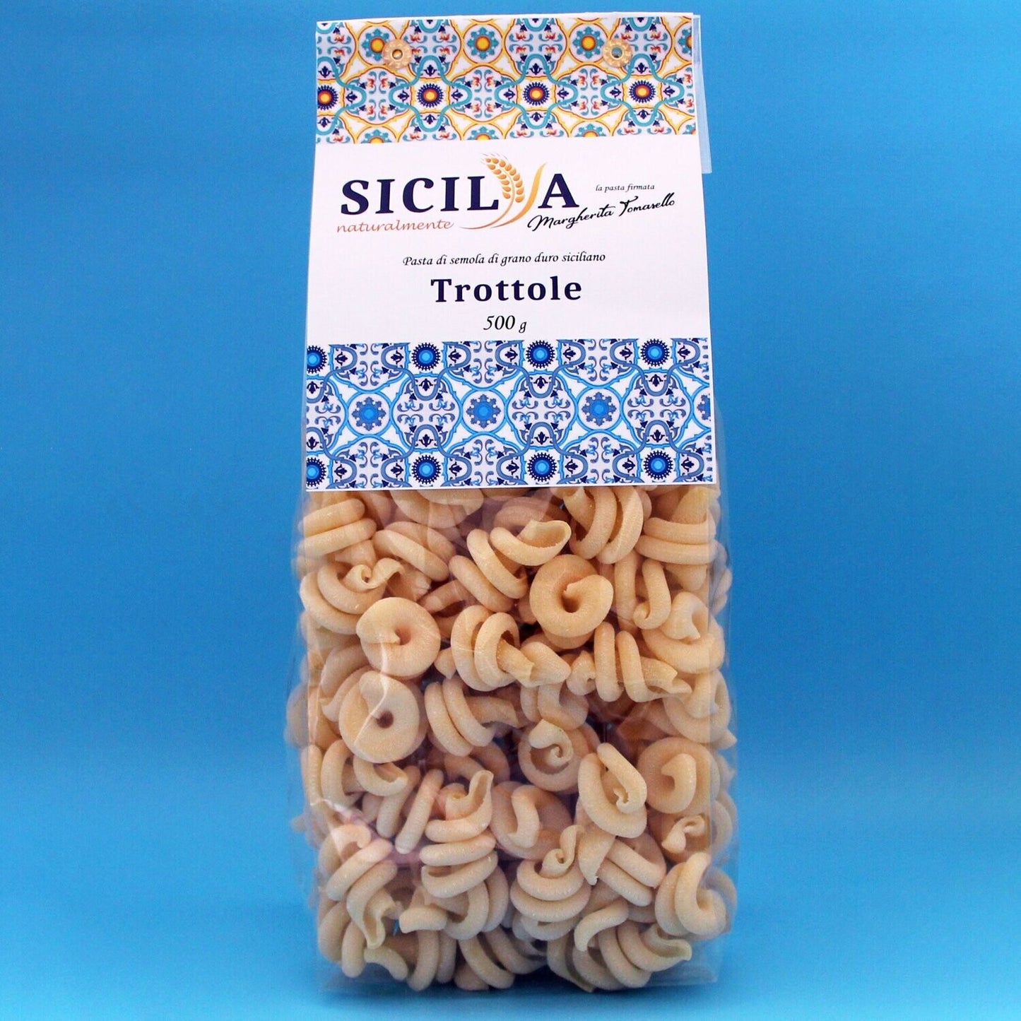 Sicilian Durum Wheat Trottole Pasta - Naturally Sicily