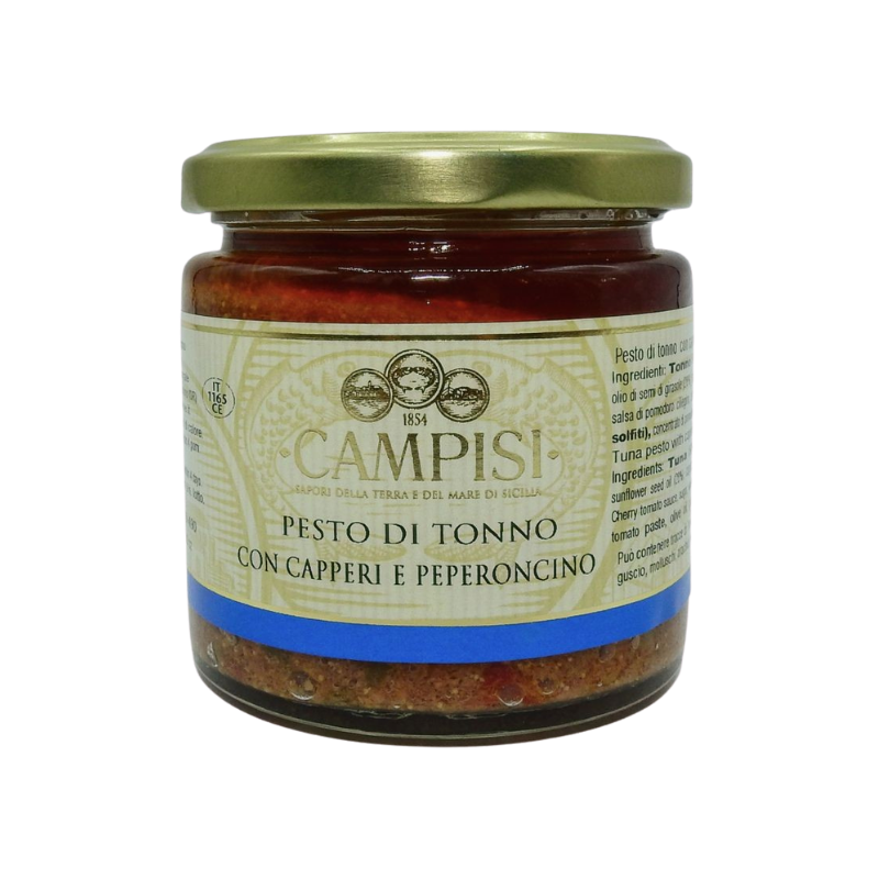 Pesto di Tonno con Capperi e Peperoncino - Campisi Conserve