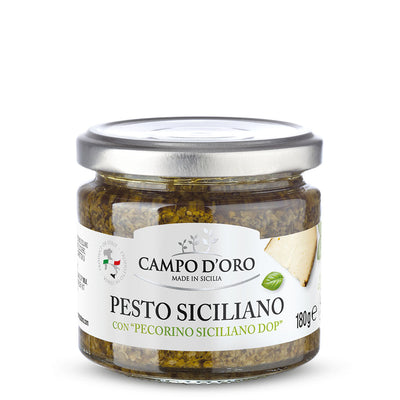 Pesto sicilien avec pecorino sicilien Dop - Campo d'Oro