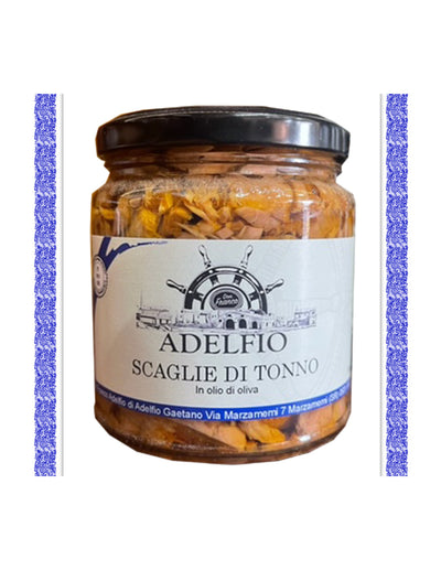 Tuna flakes in olive oil - Adelfio