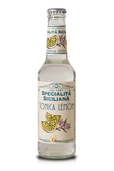 Spécialité sicilienne Tonic Citron - 24 Bouteilles - Bona Drinks