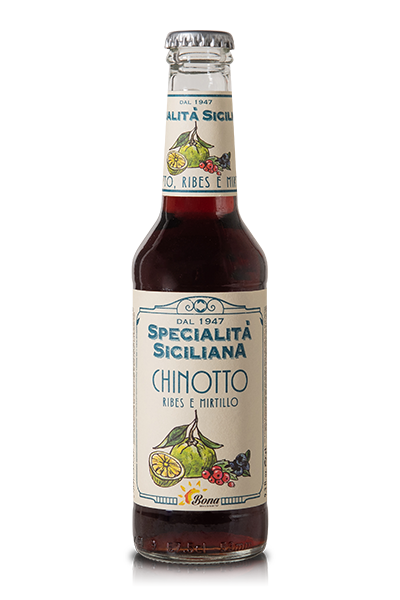 Spécialité sicilienne Groseilles Chinotto et Myrtilles - 24 Bouteilles - Bona Drinks
