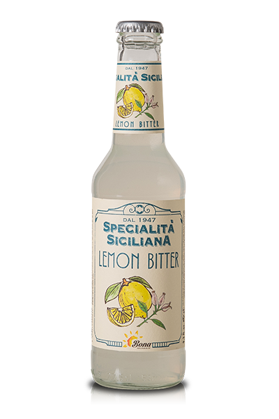 Specialità Siciliana Lemon Bitter - 24 Bottiglie - Bibite Bona