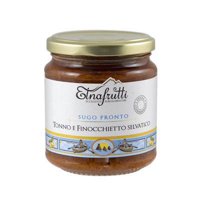Sauce sicilienne prête à l'emploi au thon et fenouil sauvage 280g - Etnafrutti