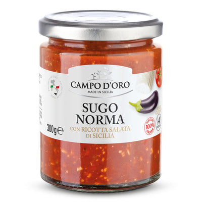 Norma-Sauce mit sizilianischer gesalzener Ricotta - Campo d'Oro