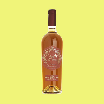 6 Botellas de Vino Vigna Moresca Malvasia Liquorosa Igt de Sicilia - Cantine Vinci
